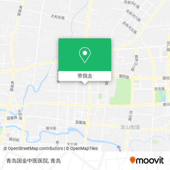 青岛国金中医医院地图