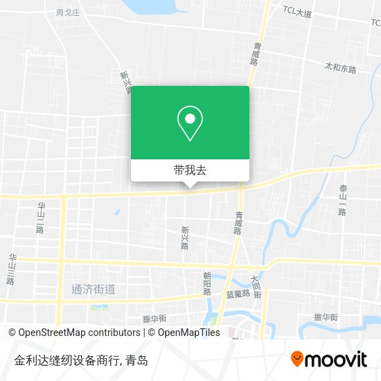 金利达缝纫设备商行地图