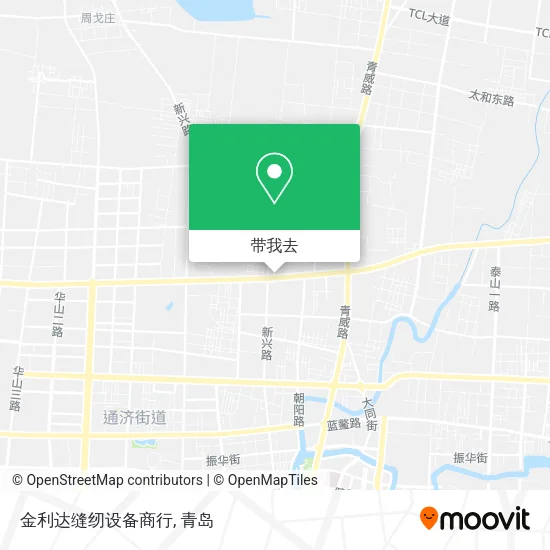 金利达缝纫设备商行地图