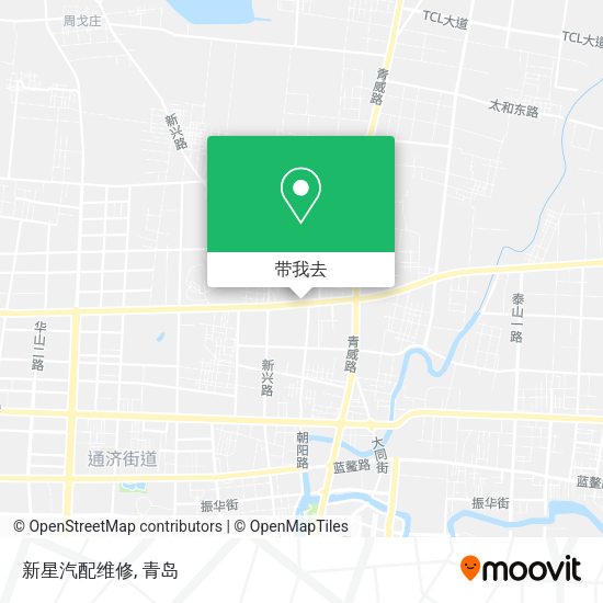 新星汽配维修地图