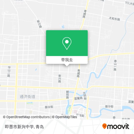 即墨市新兴中学地图