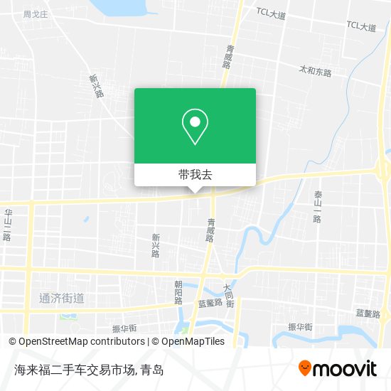 海来福二手车交易市场地图