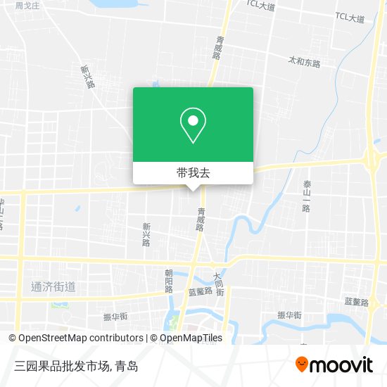 三园果品批发市场地图