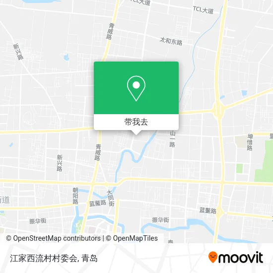 江家西流村村委会地图