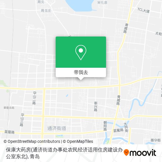 保康大药房(通济街道办事处农民经济适用住房建设办公室东北)地图