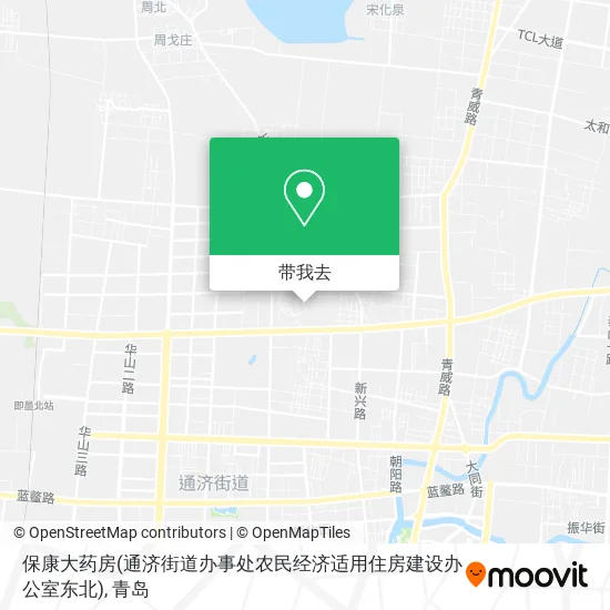 保康大药房(通济街道办事处农民经济适用住房建设办公室东北)地图