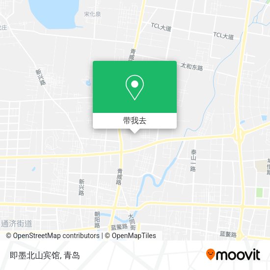 即墨北山宾馆地图