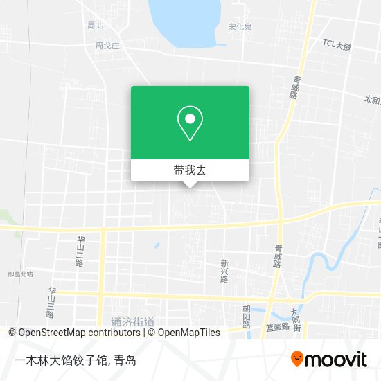 一木林大馅饺子馆地图