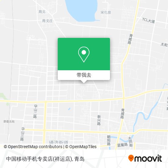 中国移动手机专卖店(祥运店)地图