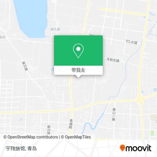 宇翔旅馆地图