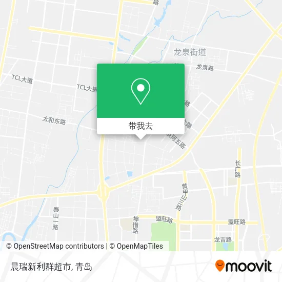 晨瑞新利群超市地图