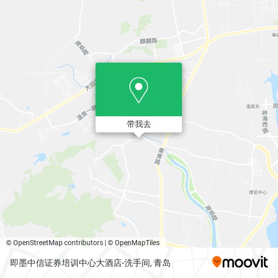 即墨中信证券培训中心大酒店-洗手间地图