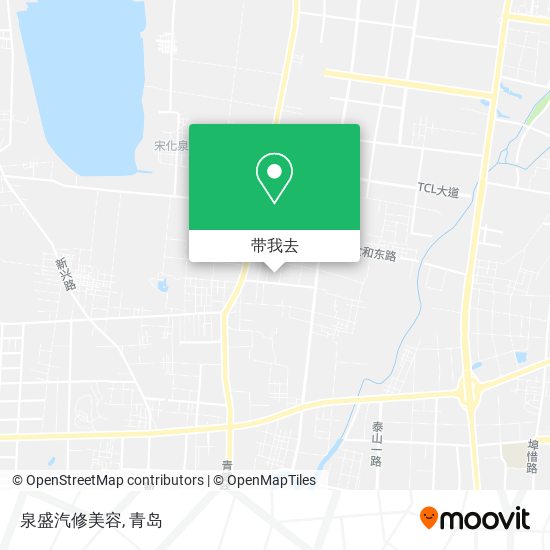 泉盛汽修美容地图
