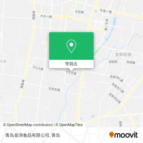 青岛皇润食品有限公司地图