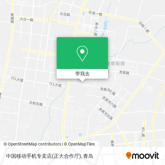中国移动手机专卖店(正大合作厅)地图