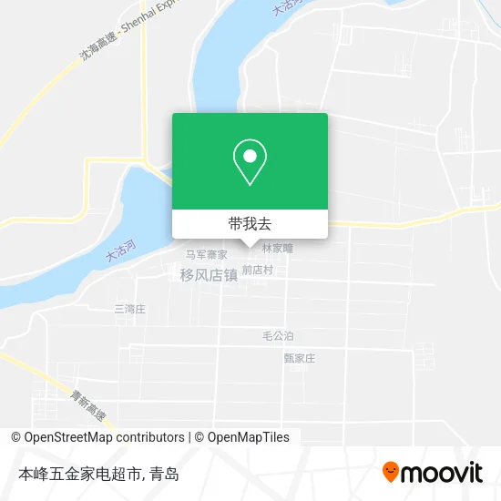 本峰五金家电超市地图