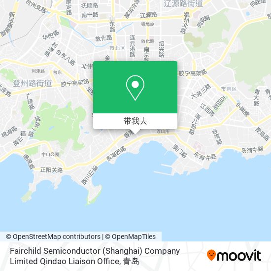 Fairchild Semiconductor (Shanghai) Company Limited Qindao Liaison Office地图