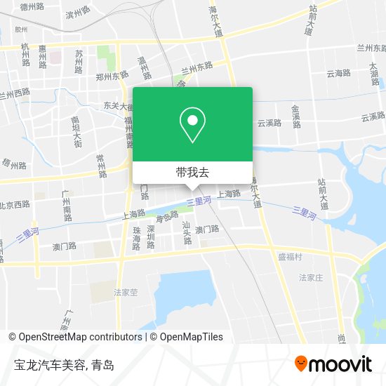 宝龙汽车美容地图