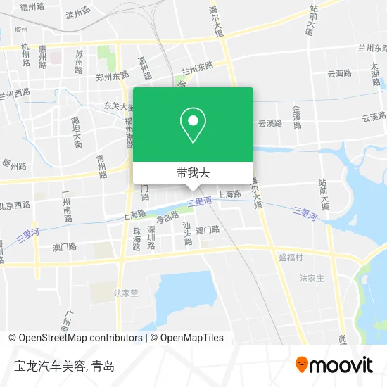 宝龙汽车美容地图