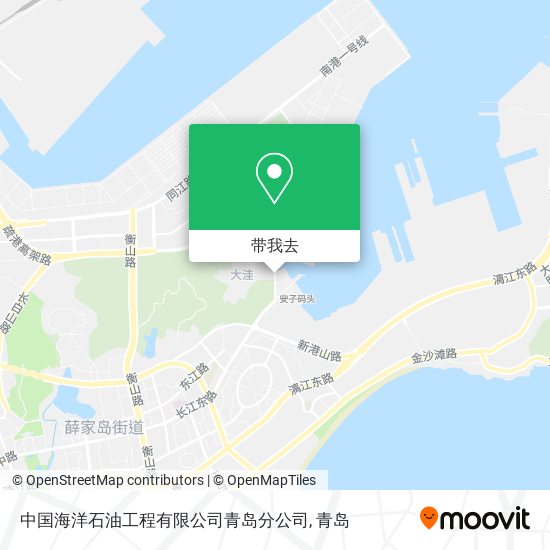 中国海洋石油工程有限公司青岛分公司地图