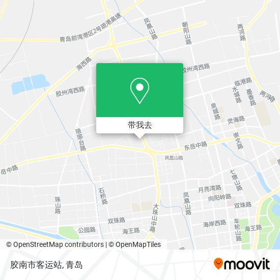 胶南市客运站地图