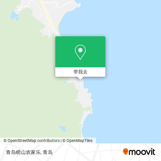 青岛崂山农家乐地图