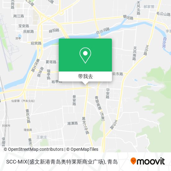 SCC-MIX(盛文新港青岛奥特莱斯商业广场)地图