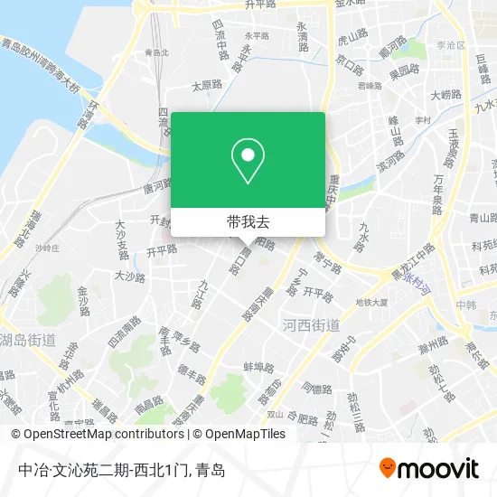 中冶·文沁苑二期-西北1门地图
