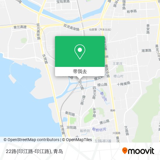 22路(印江路-印江路)地图
