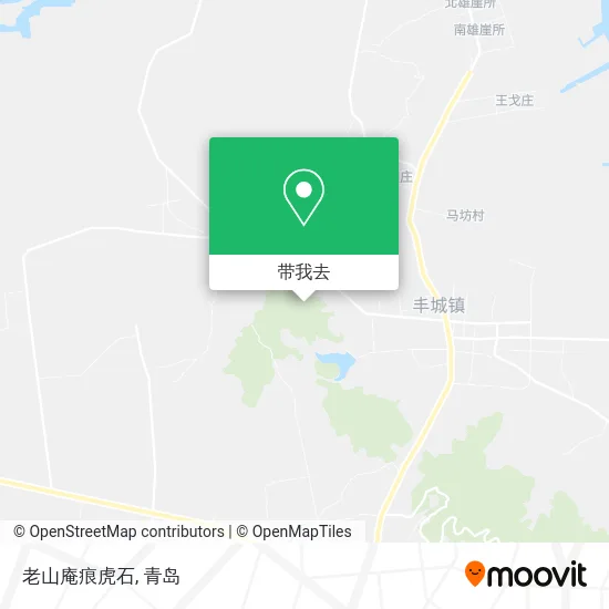 老山庵痕虎石地图