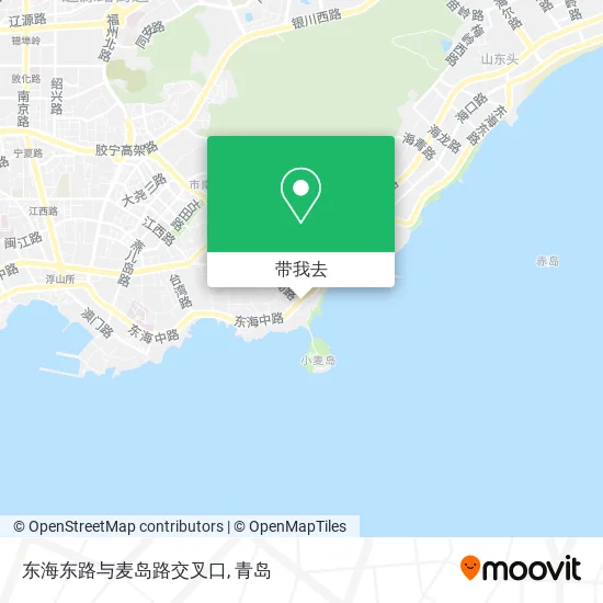 东海东路与麦岛路交叉口地图