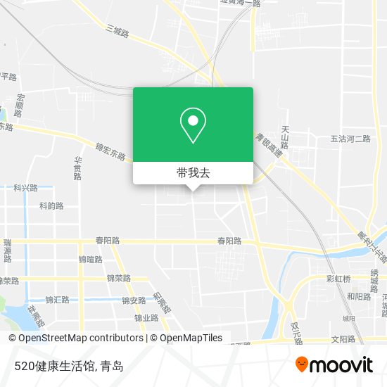520健康生活馆地图