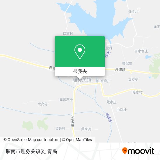 胶南市理务关镇委地图