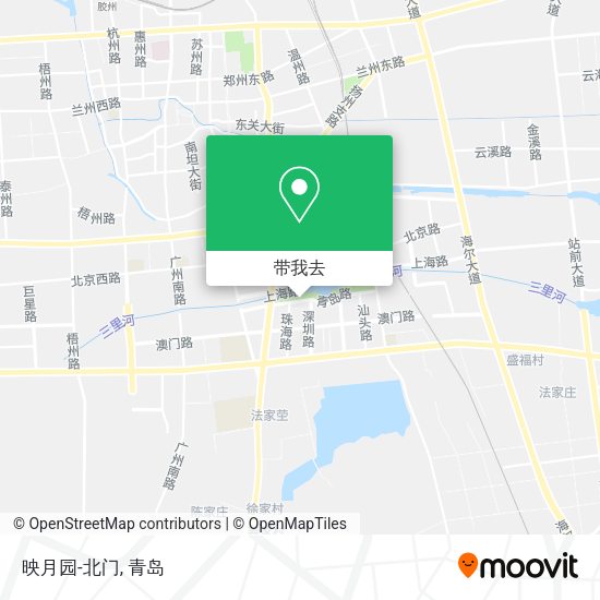 映月园-北门地图