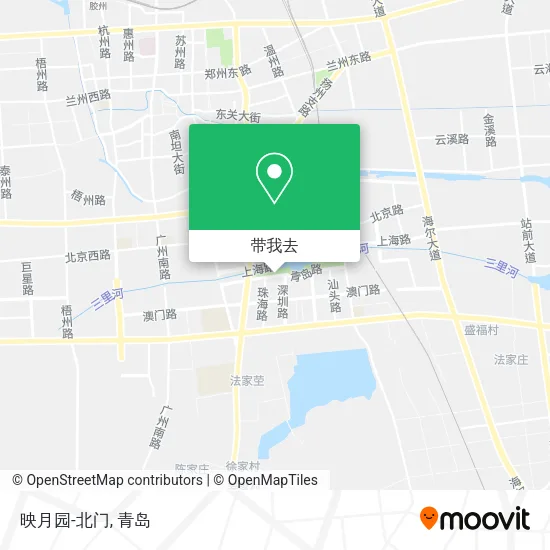 映月园-北门地图
