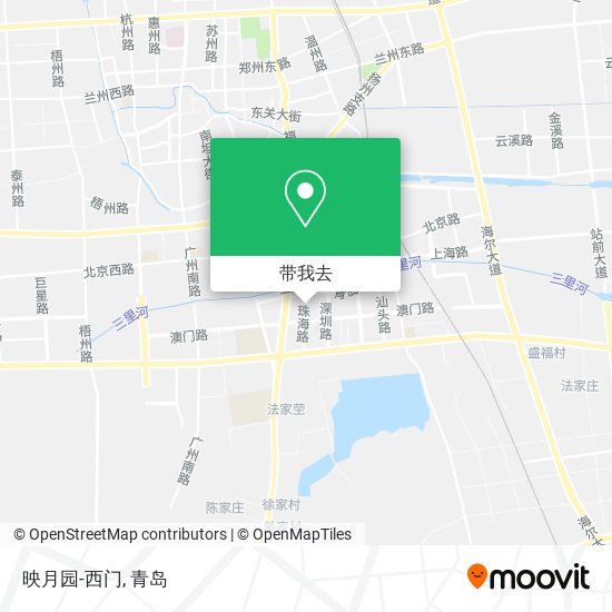 映月园-西门地图