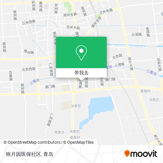 映月园医保社区地图
