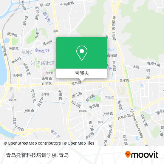 青岛托普科技培训学校地图