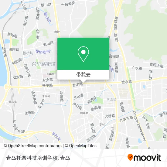 青岛托普科技培训学校地图