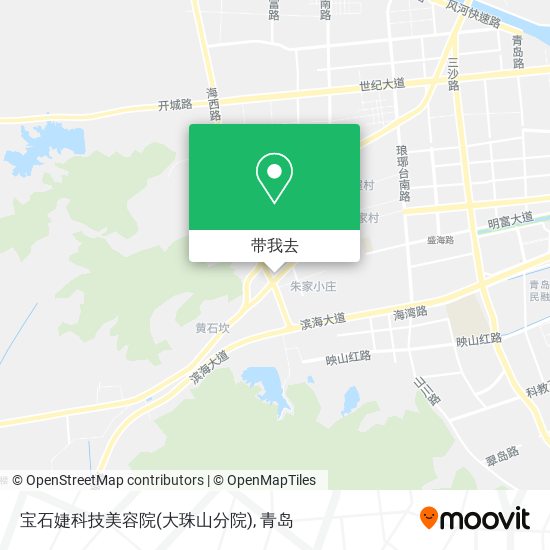 宝石婕科技美容院(大珠山分院)地图