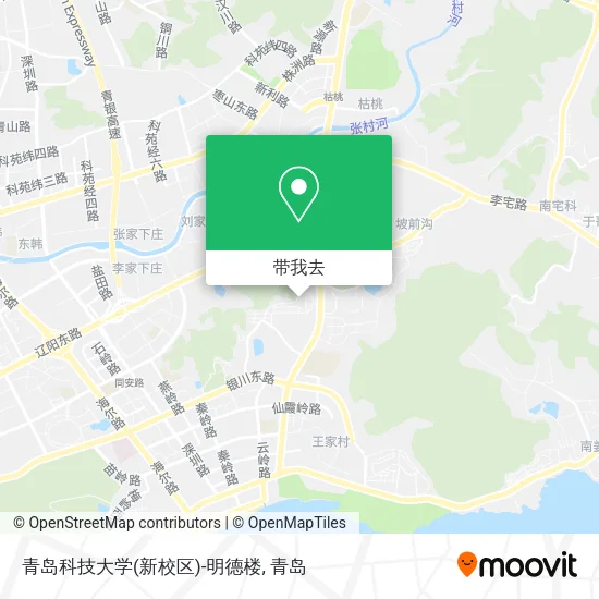 青岛科技大学(新校区)-明德楼地图