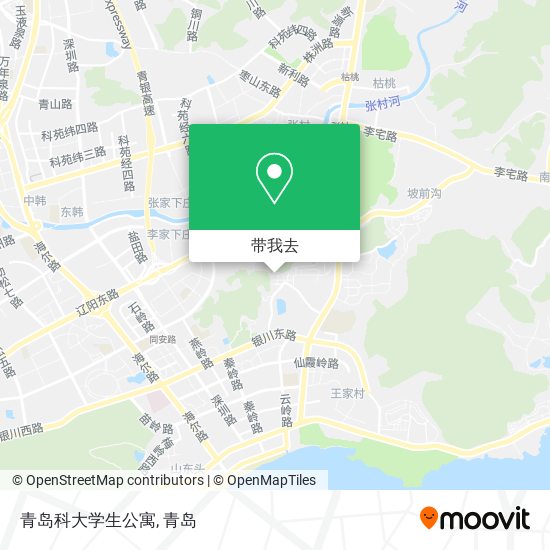 青岛科大学生公寓地图