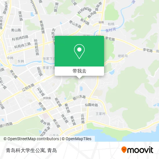 青岛科大学生公寓地图