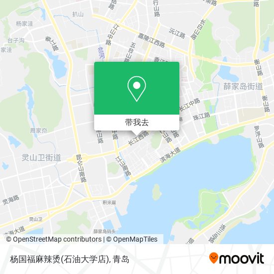 杨国福麻辣烫(石油大学店)地图