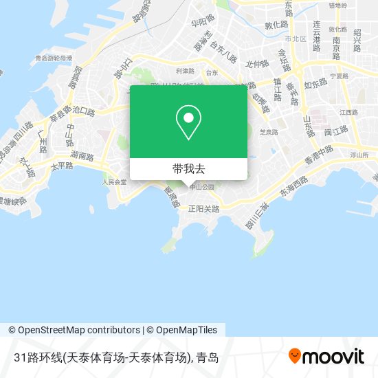 31路环线(天泰体育场-天泰体育场)地图