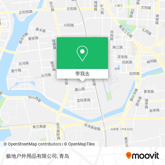 极地户外用品有限公司地图