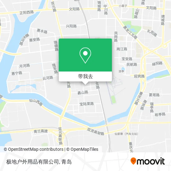 极地户外用品有限公司地图