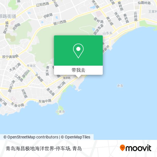 青岛海昌极地海洋世界-停车场地图