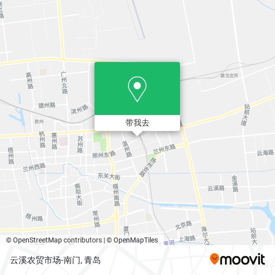 云溪农贸市场-南门地图