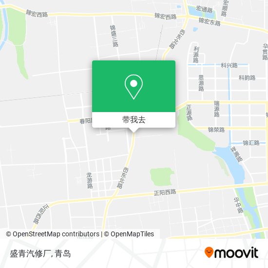 盛青汽修厂地图